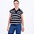 Blusa Tricot Manga Curta Sem Cava com Gola Polo Feminina - Imagem 7