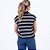 Blusa Tricot Manga Curta Sem Cava com Gola Polo Feminina - Imagem 10