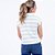 Blusa Tricot Manga Curta Sem Cava com Gola Polo Feminina - Imagem 16