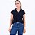 Blusa Tricot Manga Curta Sem Cava com Gola Polo Feminina - Imagem 17