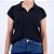 Blusa Tricot Manga Curta Sem Cava com Gola Polo Feminina - Imagem 19