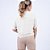 Blusa Tricot Canelado Manga Morcego Feminina - Imagem 6