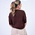 Blusa Tricot Canelado Manga Morcego Feminina - Imagem 14
