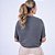 Blusa Tricot Canelado Manga Morcego Feminina - Imagem 3