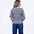 Blusa Listrada Decote Canoa Manga 7/8 com Martingale Feminina - Imagem 13