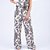 Calça Pantalona Estampada com Bolsos Feminina - Imagem 4