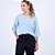 Blusa Tricot Ampla Mullet Manga 7/8 com Fendas Feminina - Imagem 1