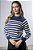 Blusa Tricot Listrado Navy Feminina - Imagem 5