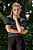 Blusa Tricot Feminina Listrada Manga Curta - Imagem 1