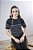 Blusa Tricot Feminina Listrada Manga Curta - Imagem 1