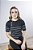 Blusa Tricot Feminina Listrada Manga Curta - Imagem 2