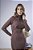Vestido Midi em Tricot Texturizado com Gola Alta - Imagem 6