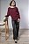 Blusa Tricot Feminina Ampla Manga Morcego - Imagem 1