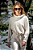 Blusa Feminina Cotelê Soft com Gola Ampla e Amarração - Imagem 1