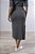 Saia Midi Textura Ondulada com Fenda Lateral - Imagem 2