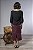 Saia Midi Reta em Suede com Fenda - Imagem 11