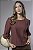 Blusa Feminina Manga 7/8 Decote Redondo - Imagem 7