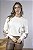 Blusa Tricot Feminina Manga Levemente Bufante com Bordado - Imagem 4