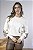 Blusa Tricot Feminina Manga Levemente Bufante com Bordado - Imagem 4