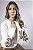 Blusa Tricot Feminina Manga Levemente Bufante com Bordado - Imagem 1