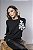 Blusa Tricot Feminina Manga Levemente Bufante com Bordado - Imagem 11