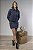 Saia Curta em Sarja com Recortes e Passantes - Imagem 3