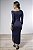 Vestido Midi Decote Assimétrico com Detalhe Metal e Fenda Lateral - Imagem 4