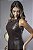 Vestido Midi Evasê em PU com Recortes - Imagem 11