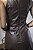 Vestido Midi Evasê em PU com Recortes - Imagem 12