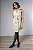 Vestido Trench Coat Sem Manga Curto com Cinto e Botões - Imagem 8