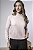 Blusa Tricot Modal Feminina Textura Geométrica com Gola - Imagem 8