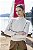 Blusa Tricot Modal Feminina Frente Texturizada com Gola - Imagem 1