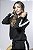 Blusa Tricot Texturizada com Listra Contrastante e Capuz Feminina - Imagem 13