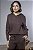 Blusa Tricot Texturizada com Listra Contrastante e Capuz Feminina - Imagem 3