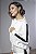 Blusa Tricot Texturizada com Listra Contrastante e Capuz Feminina - Imagem 8