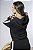 Blusa Tricot Texturizada com Listra Contrastante e Capuz Feminina - Imagem 14