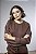 Blusa Conforto Feminina Manga Raglan Gola Redonda - Imagem 1