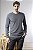 Blusa Tricot Texturizada Masculina Decote Redondo - Imagem 5