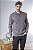 Polo Tricot Texturizada Masculina Manga Longa e Zíper - Imagem 13