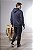 Jaqueta Masculina Malha Texturizada com Capuz e Bolsos - Imagem 8
