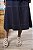 Vestido Midi Em Linho Com Faixa Recortes E Pespontos - Imagem 9