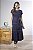 Vestido Midi Em Linho Com Faixa Recortes E Pespontos - Imagem 14