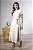 Vestido Midi Em Linho Com Faixa Recortes E Pespontos - Imagem 16