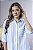 Camisa Listrada Feminina Manga 7/8 Com Martingale - Imagem 16