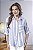Camisa Listrada Feminina Manga 7/8 Com Martingale - Imagem 10
