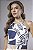 Vestido Longo Em Viscose Estampado Com Botões E Amarração - Imagem 11
