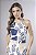 Vestido Longo Em Viscose Estampado Com Botões E Amarração - Imagem 10