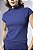 Blusa Manga Curta Feminina Com Gola E Barra - Imagem 5