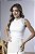 Regata Tricot Canelada Feminina Com Detalhe Em Renda - Imagem 14
