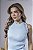 Regata Tricot Canelada Feminina Com Detalhe Em Renda - Imagem 9